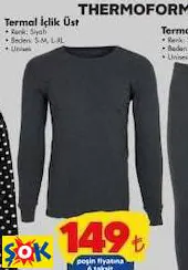 THERMOFORM TERMAL İÇLİK ÜST